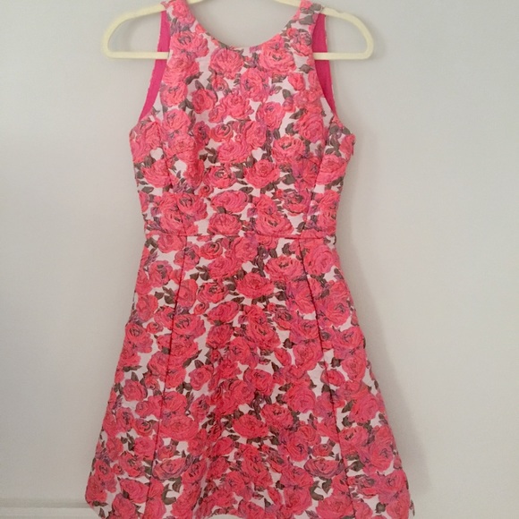 kate spade pink floral dress